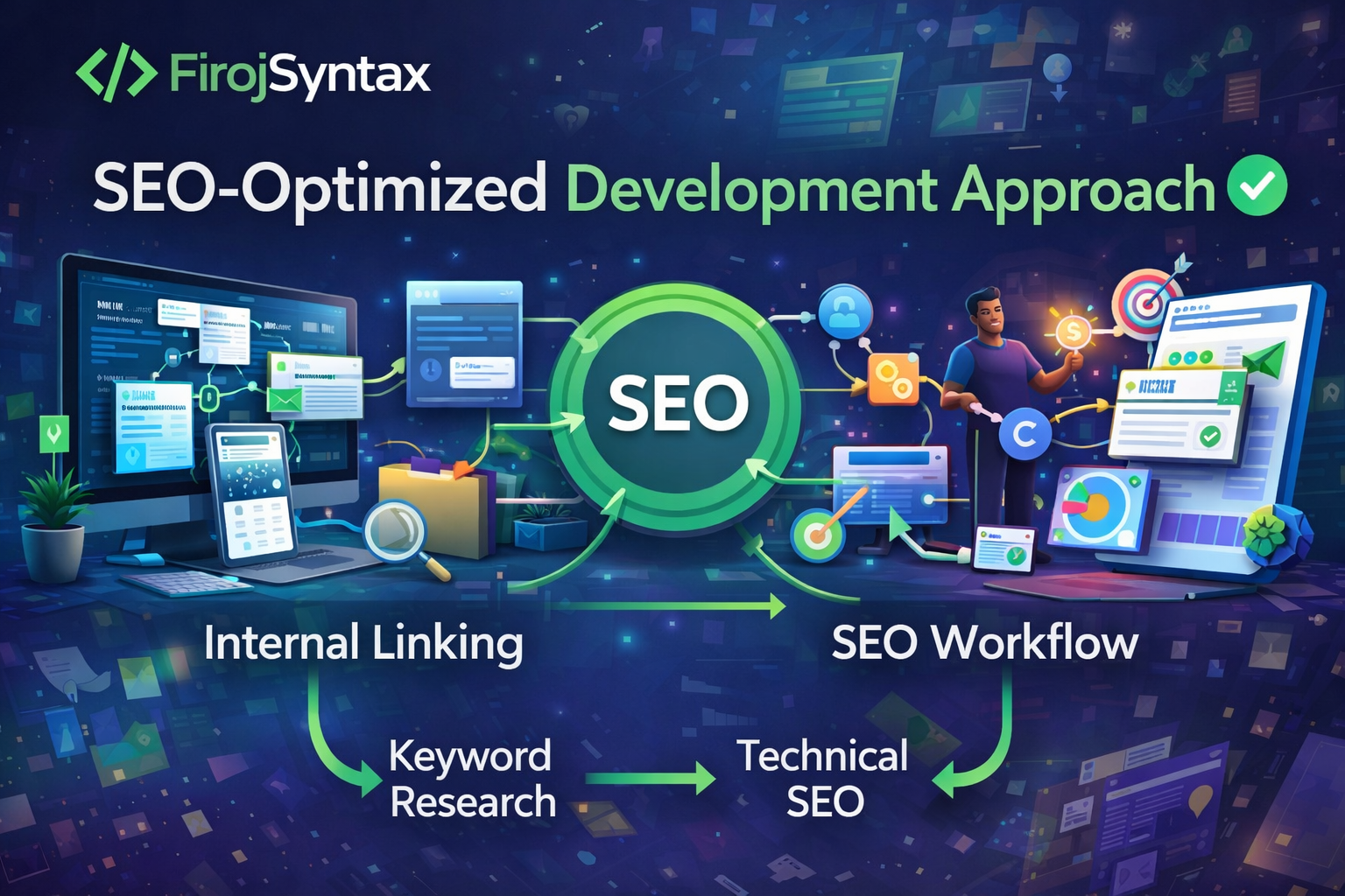 "Web Development Service in Bangladesh – SEO Optimized Internal Linking and Website Structure"
